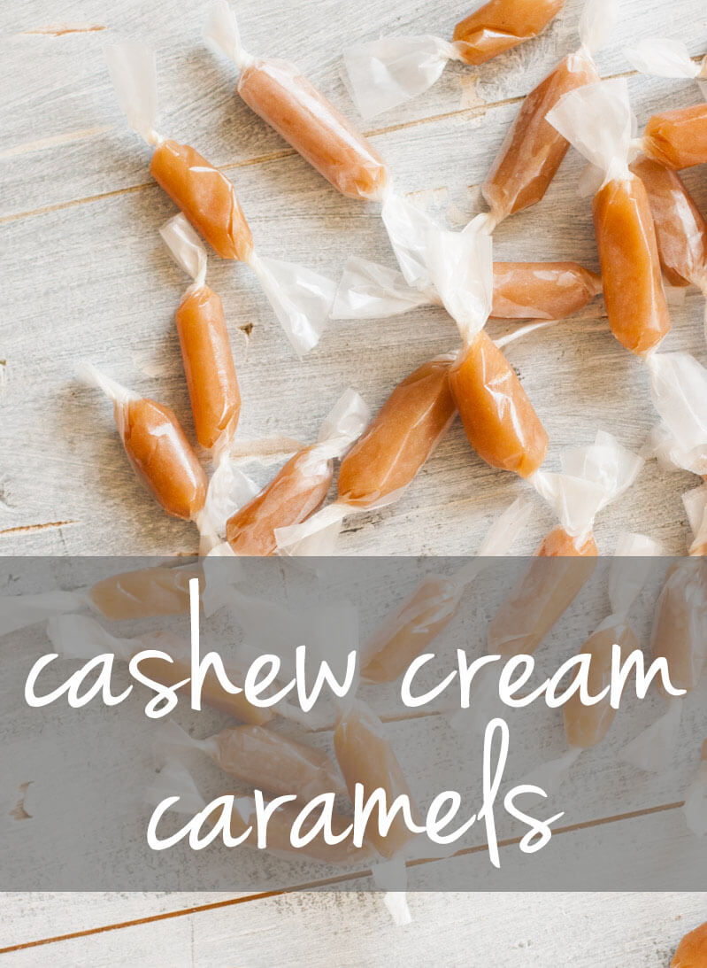 Vegan Cashew Cream Caramels