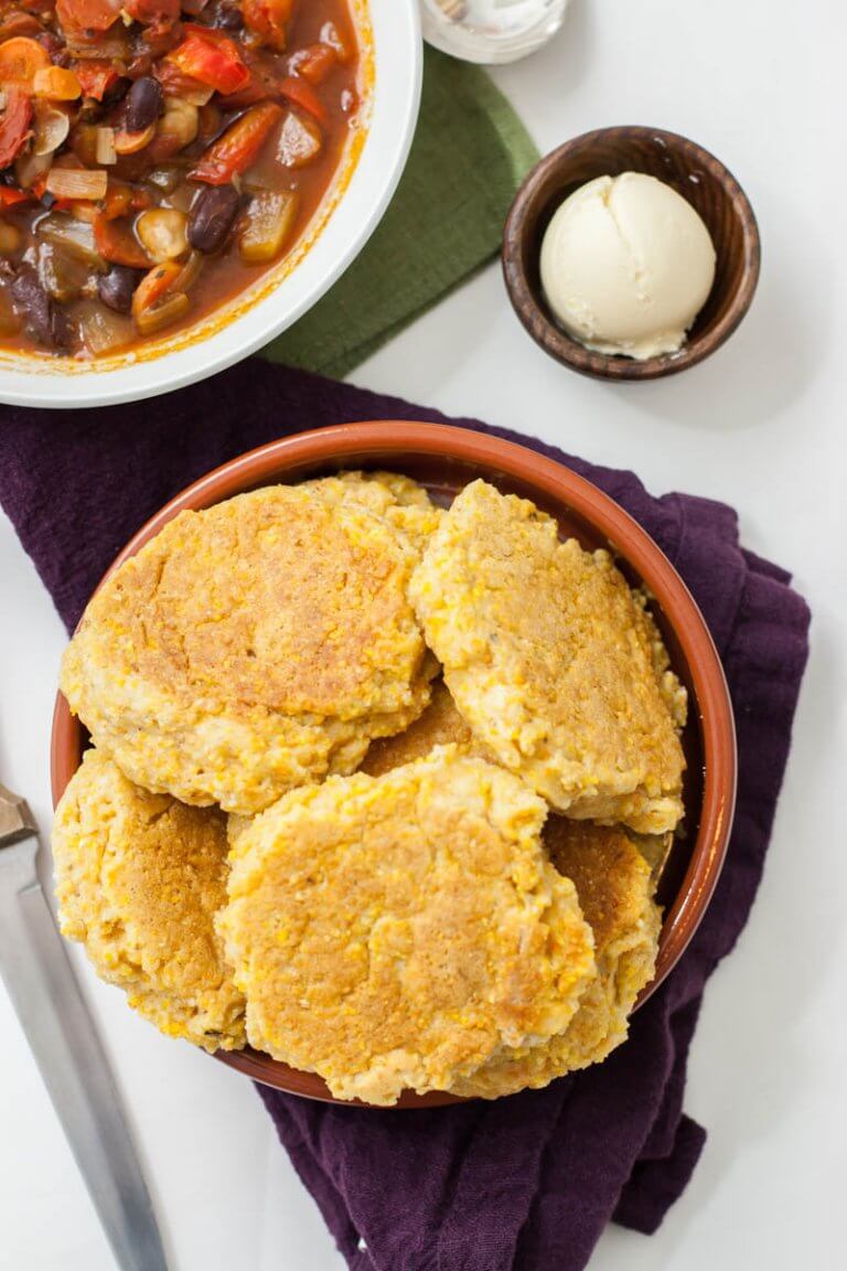 Cornbread Skillet Biscuits