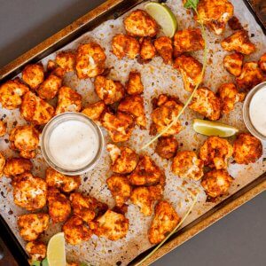 Vegan Cauliflower Buffalo Wings