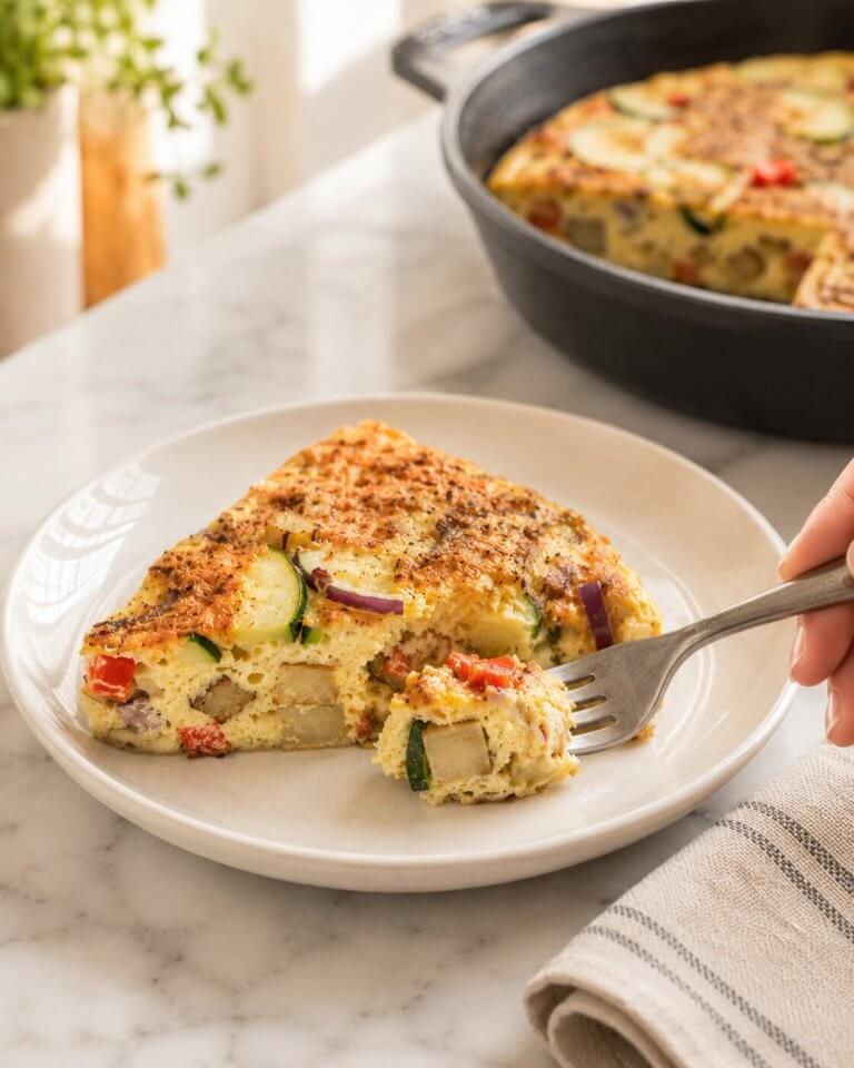 Potato & Zucchini Frittata