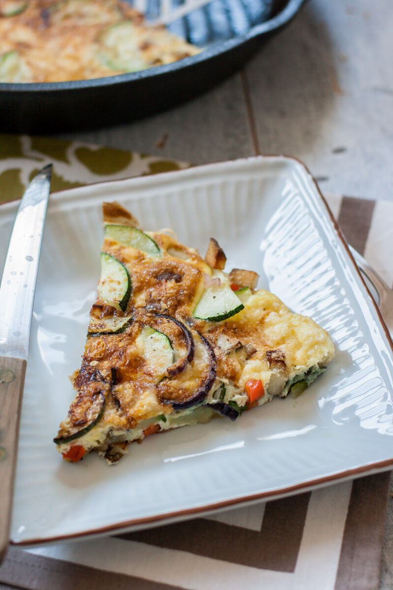 Potato & Zucchini Frittata