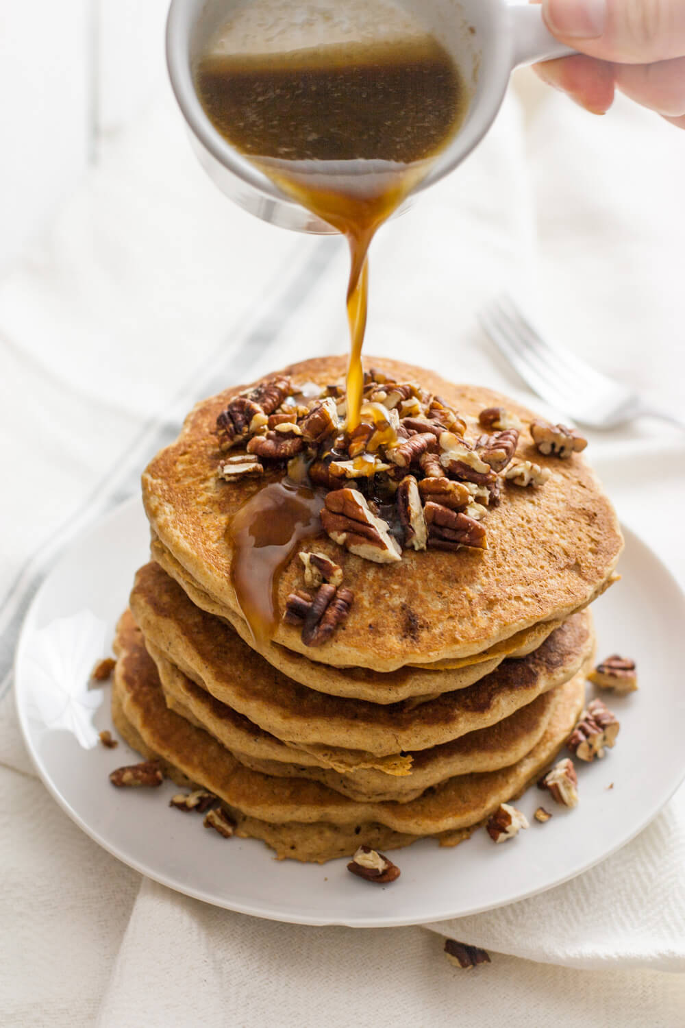 Vegan Pecan Pie Pancakes