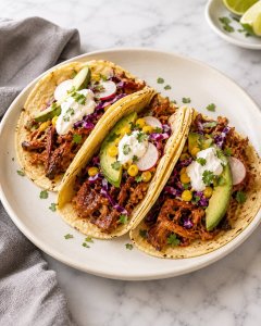 Pulled Jackfruit Vegan Tacos