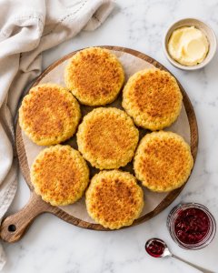 Vegan Cornbread Skillet Biscuits